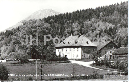 Reith a. d. Mariazellerbahn N.O. Lassinghof geg. Otscher 1892 m - mountains - 70880 - old postcard - Austria - unused - JH Postcards
