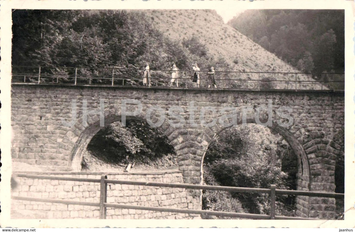Eisenerz ? - Viadukt - bridge - real photo - 3114 - old postcard - 1940 - Austria - used - JH Postcards