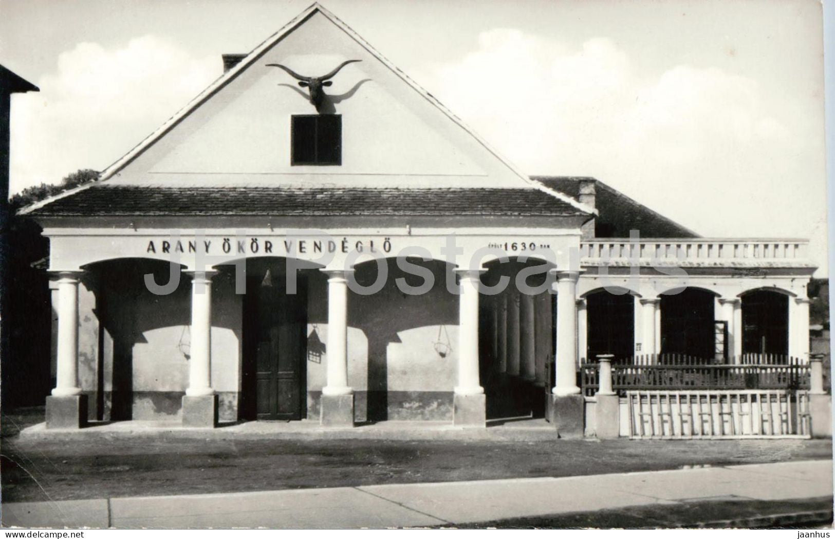 Mosonmagyarovar - Arany Okor vendeglo - Golden Ox Inn - restaurant - Hungary - unused - JH Postcards