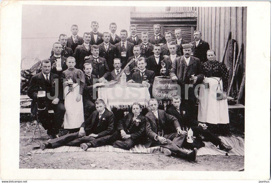 Hohenzell - Burschenverein - Burschen - 267 - photo - old postcard - 1907 - Austria - unused - JH Postcards