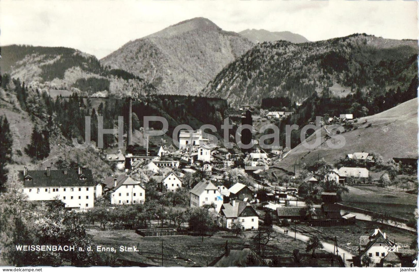 Weissenbach a. d. Enns - Stmk. - village - valley - 9221 - 1961 - Austria - used - JH Postcards