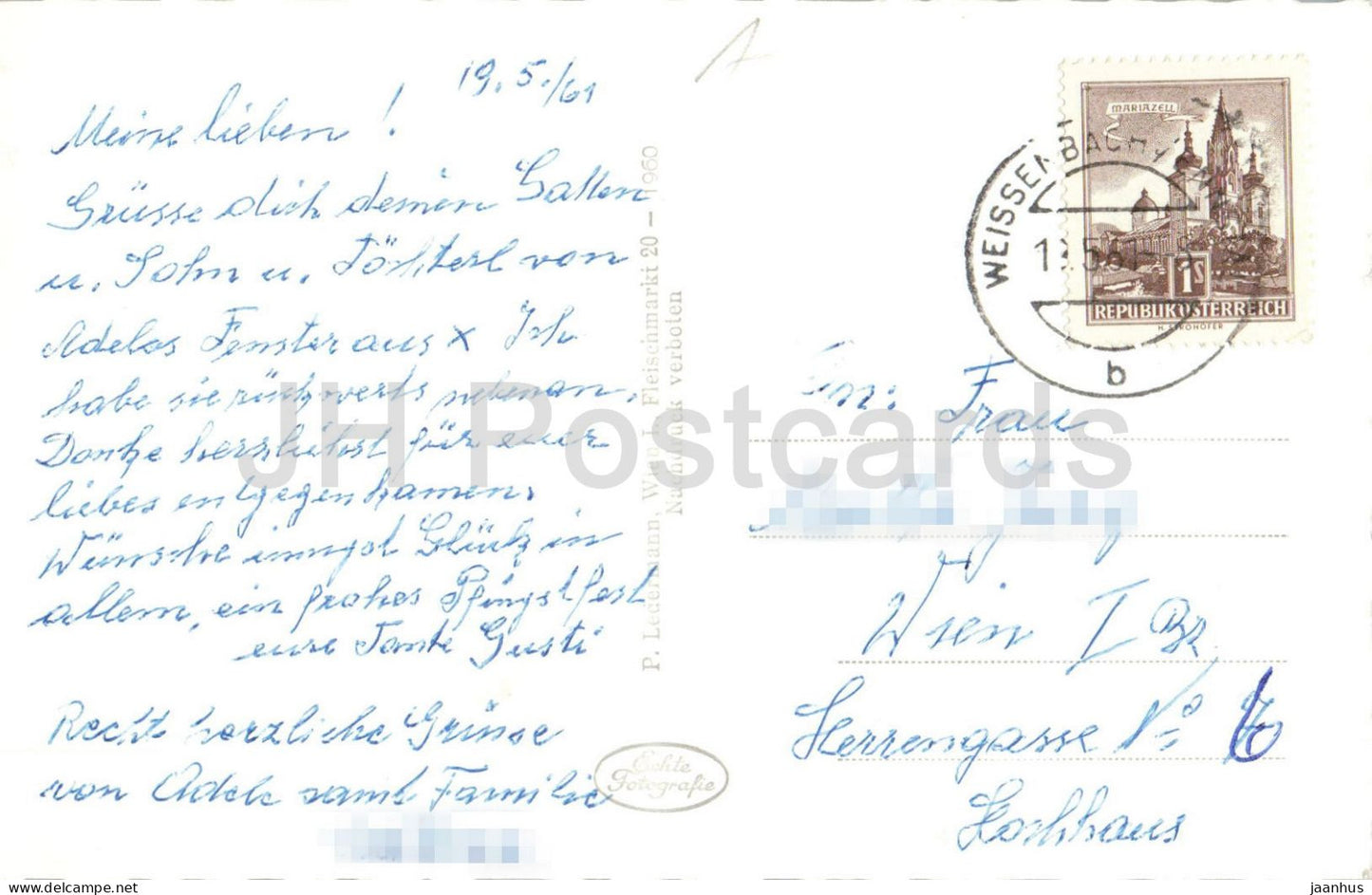 Weissenbach ad Enns - Stmk. - Dorf - Tal - 9221 - 1961 - Österreich - gebraucht 