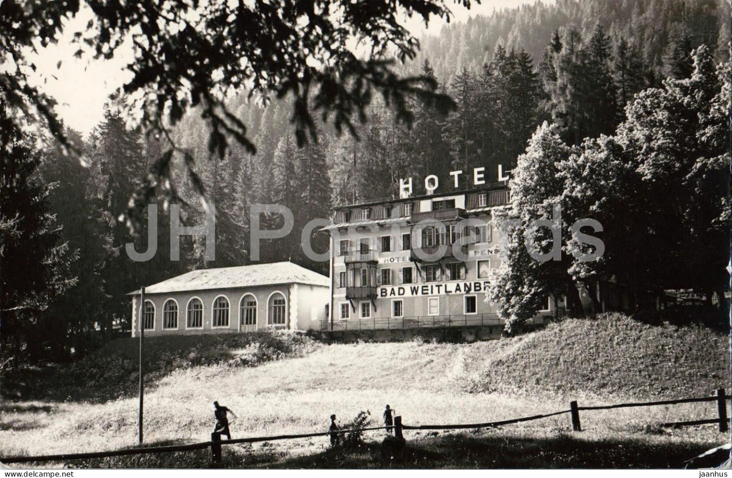 Sillian - Hotel Bad Weitlanbrunn - old postcard - 1950s - Austria - used - JH Postcards