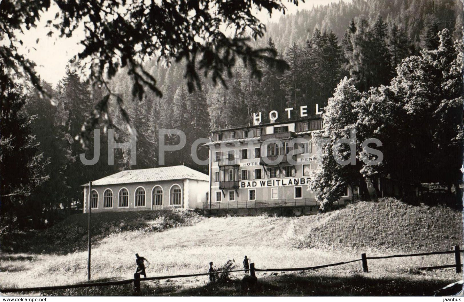 Sillian - Hotel Bad Weitlanbrunn - old postcard - 1950s - Austria - used - JH Postcards