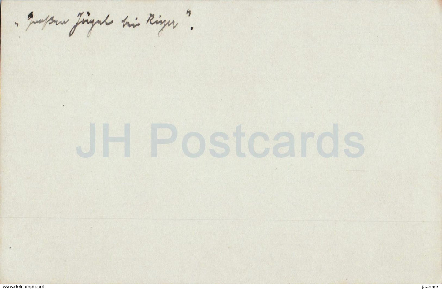 Ubergang uber den Jagel bei Riga German soldiers cross the bridge WWI - military - old postcard - 1917 - Latvia - used