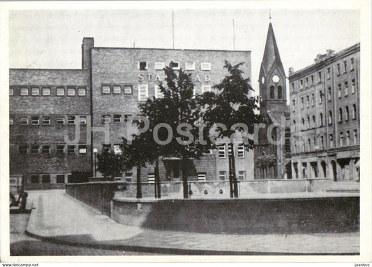 Hindenburg OS. - Zabrze - Schecheplatz - square - Schlesien - Silesia - old postcard - Poland - unused - JH Postcards