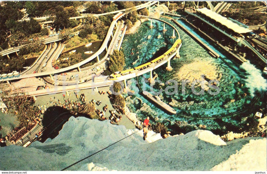 Disneyland - Tomorrowland - Matternhorn mountain - USA - unused - JH Postcards