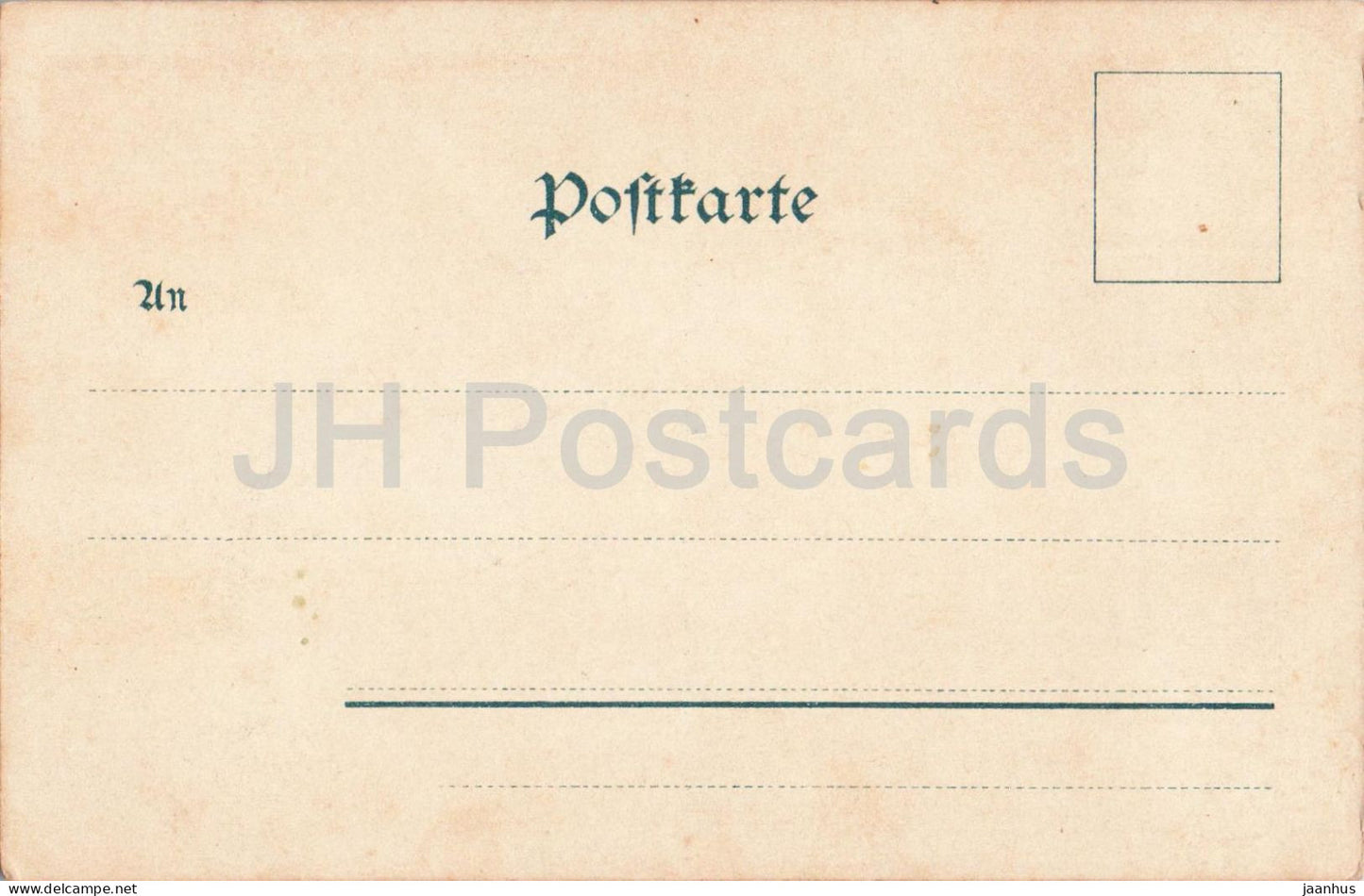 Edmundsklamm - Wasserfall - cascade - bateau - carte postale ancienne - années 1900 - République tchèque - inutilisée 