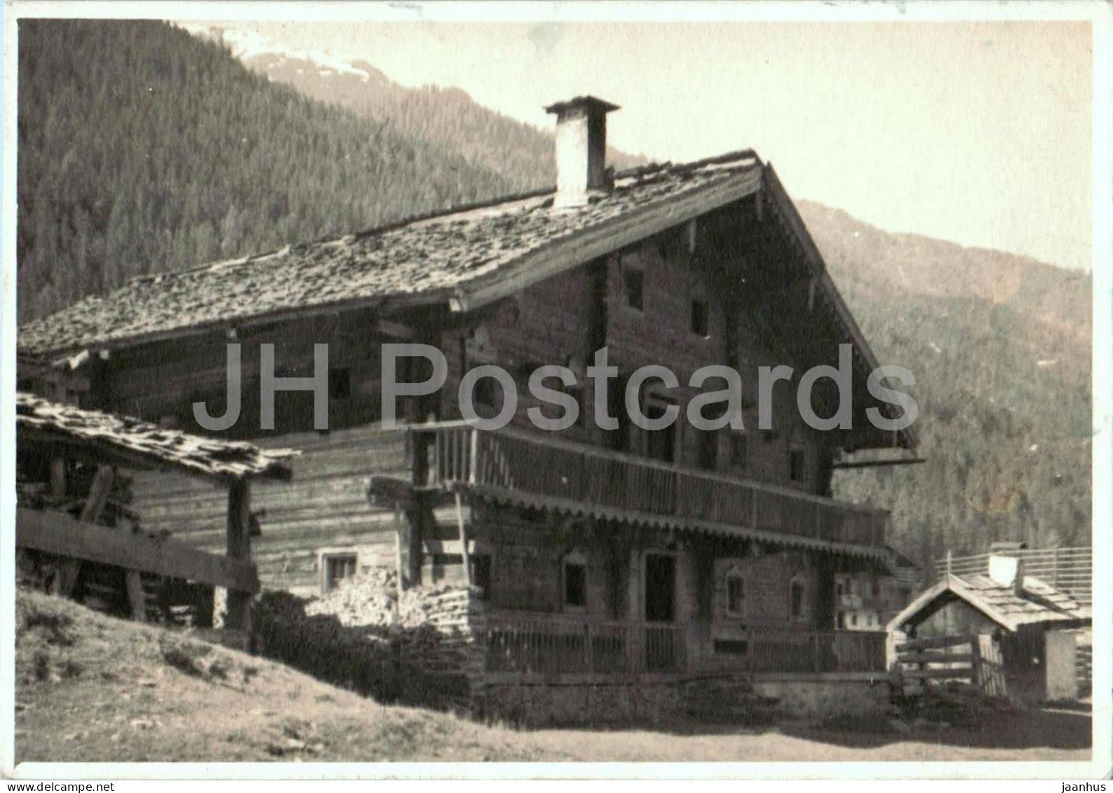 Mellitz - Mellitzwald - Alpine farmhouse - No. 9738 - old postcard - 1943 - Austria - used - JH Postcards