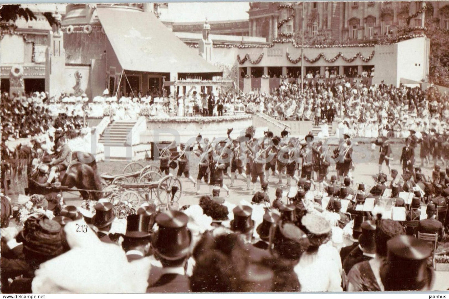 Wien - Vienna - Kaiser Jubilaums Huldigungs Festzug am 12. Juni 1908 - 213 photo - old postcard - 1908 - Austria - used - JH Postcards