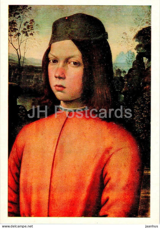 painting by Pinturicchio - Portrait of a Boy - Italian art - 1983 - Russia USSR - unused - JH Postcards