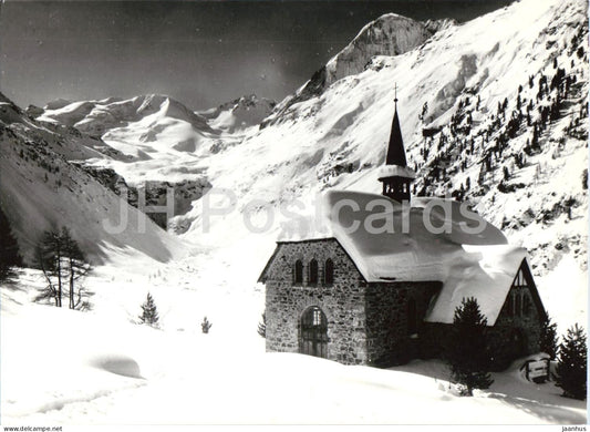 Solda m. 1900 - Chiesa Protestante - Sulden - Protestant Church - Alps - mountains 2668 - old postcard - Italy - unused - JH Postcards