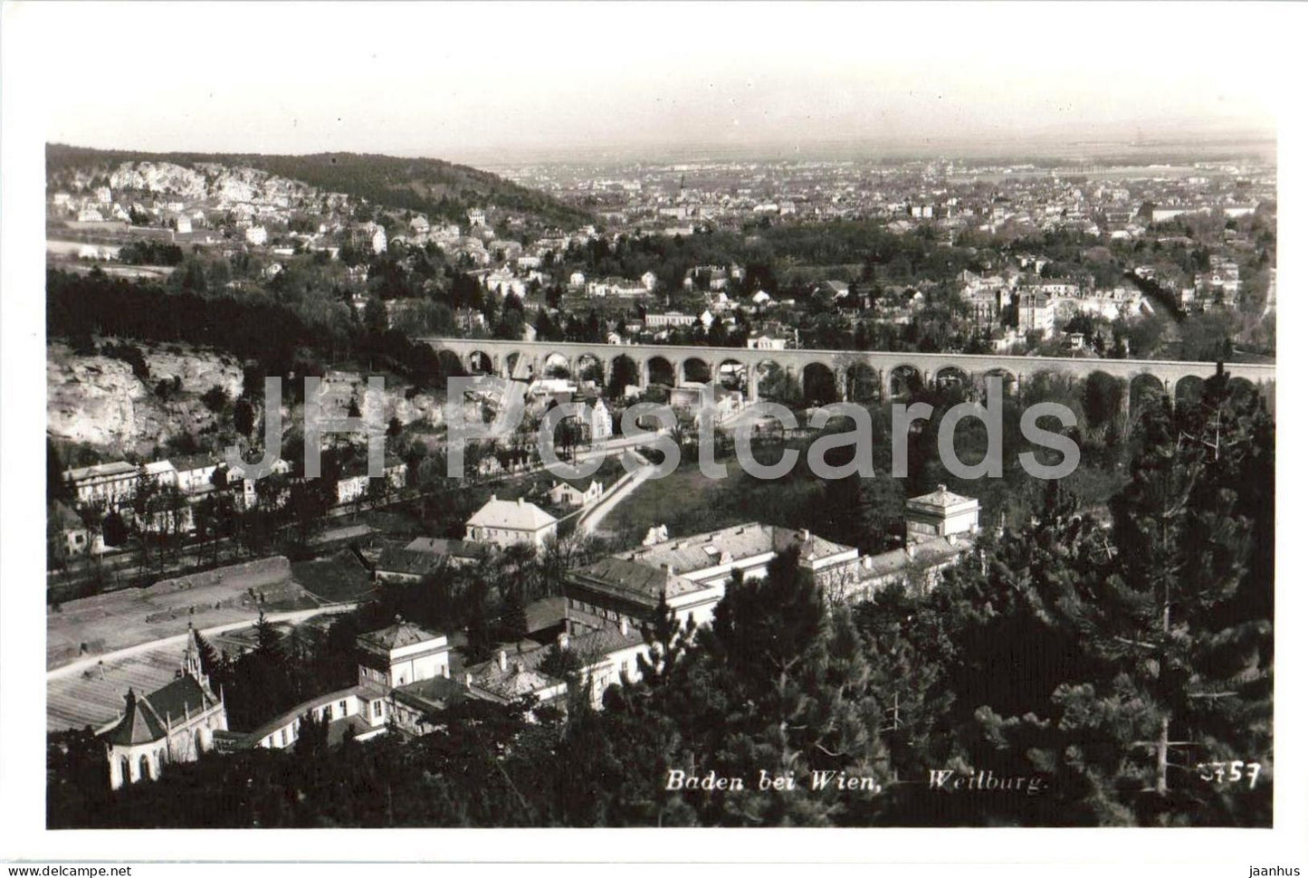Baden bei Wien - Weilburg - old postcard - 45511 - old postcard - Austria - unused - JH Postcards