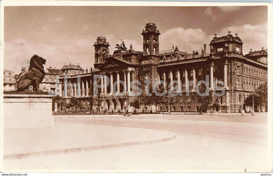 Budapest - Royal High Court of Justice - Igazsagugyi palota - palace - old postcard - 1934 - Hungary - used - JH Postcards