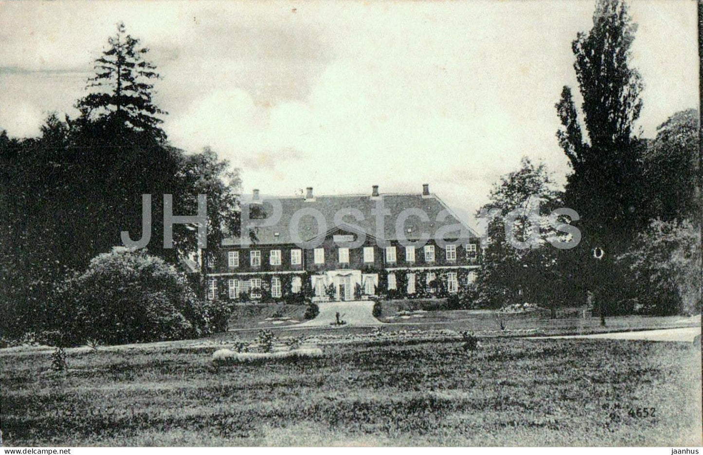 Middelfart - Hindsgavl - Old Manor House - castle - 4652 - old postcard - Denmark - used - JH Postcards