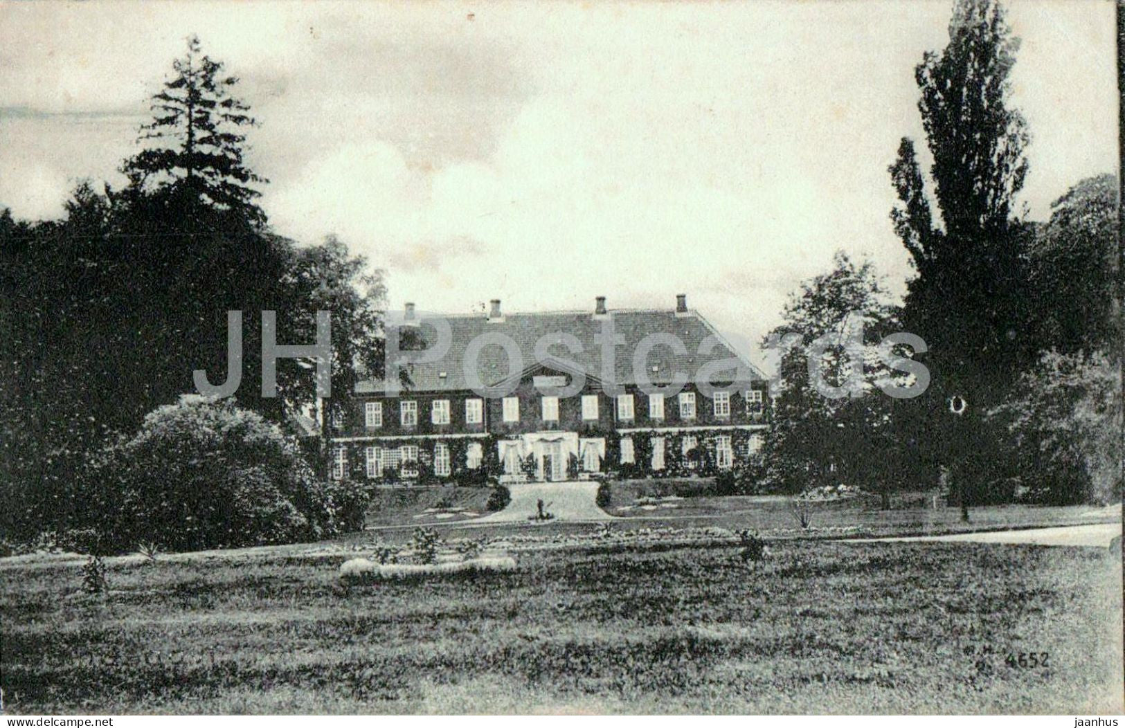 Middelfart - Hindsgavl - Old Manor House - castle - 4652 - old postcard - Denmark - used - JH Postcards