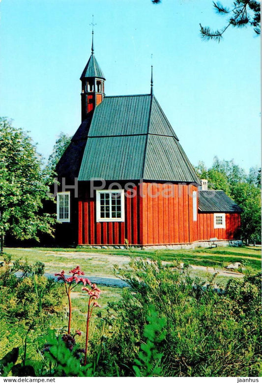 Norrland - Fargernas Land - Umea - Gammlia - Helena Elisabeths Kyrka - Vasterbotten - church - 535 - Sweden - unused - JH Postcards