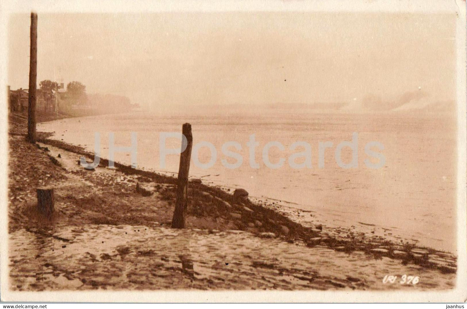Battle of Riga - Schlacht von Riga - river - WWI - 376 - military - old postcard - 1917 - Latvia - used - JH Postcards