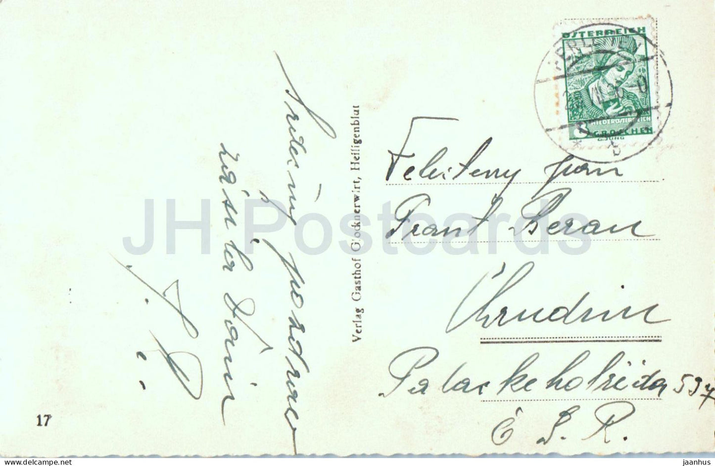 Grossglockner Hochalpenstrasse - Sudrampe gegen Franz Josefs Hohe - 17 - old postcard - 1936 - Austria - used