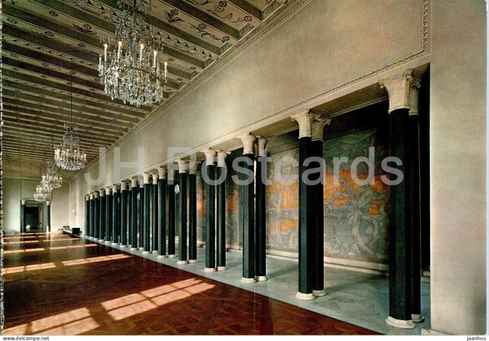 Stockholm - Stadshuset - Prinsens Galleri - The severe lines of the Princes Gallery - 120 - Sweden - unused - JH Postcards