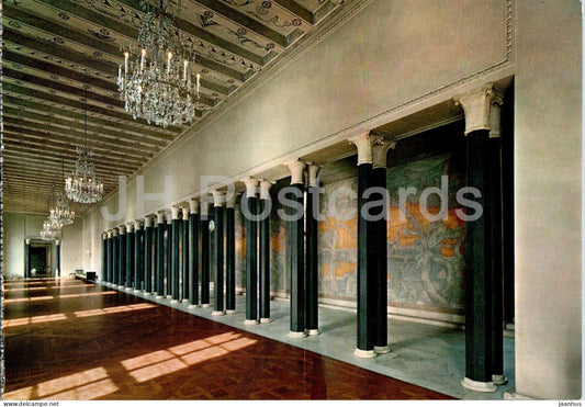 Stockholm - Stadshuset - Prinsens Galleri - The severe lines of the Princes Gallery - 120 - Sweden - unused - JH Postcards