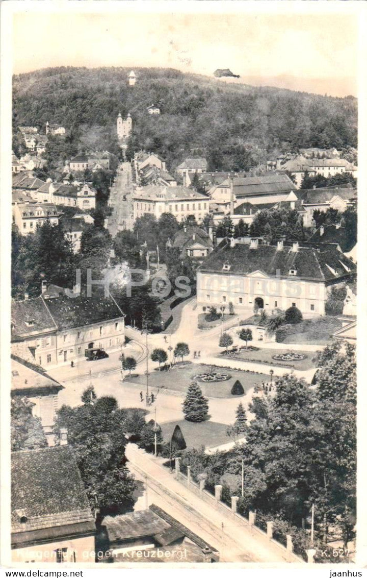 Klagenfurt gegen Kreuzbergl - panorama - K 527 - old postcard - 1941 - Austria - used - JH Postcards