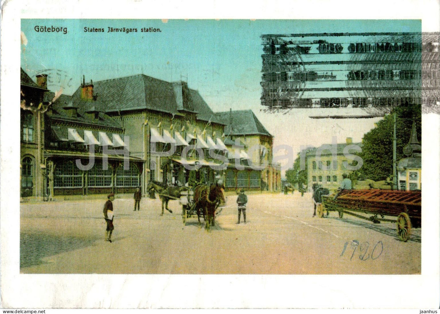 Goteborg - Statens Jarnvagars station - REPRODUCTION - 1983 - Sweden - used - JH Postcards