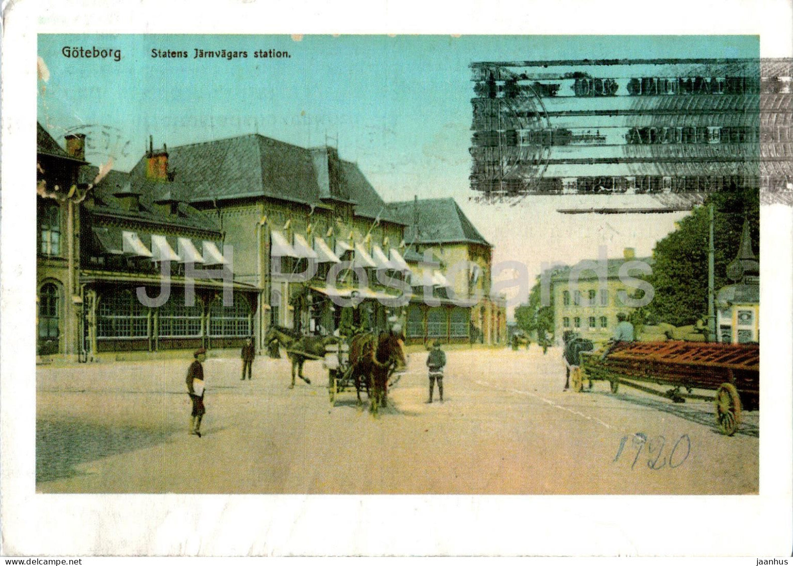 Goteborg - Statens Jarnvagars station - REPRODUCTION - 1983 - Sweden - used - JH Postcards