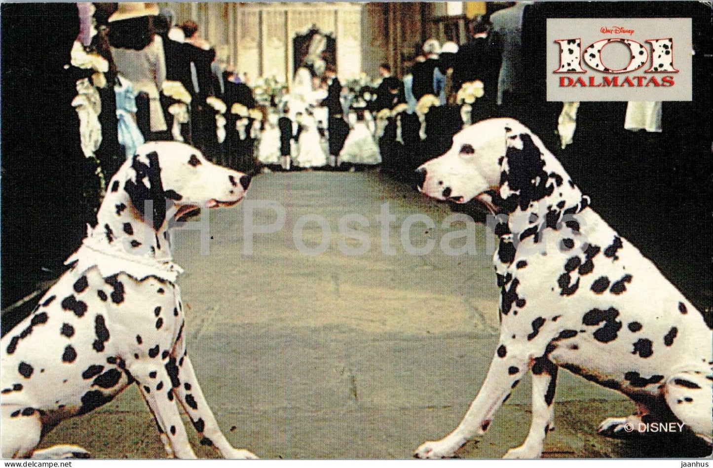 101 Dalmatians - dog - dalmatian - animals - movie - USA - unused - JH Postcards