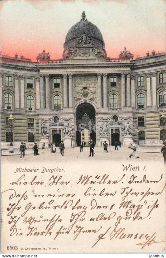 Wien - Vienna - Michaeler Burgtor - No. 6503 - old postcard - 1904 - Austria - used - JH Postcards