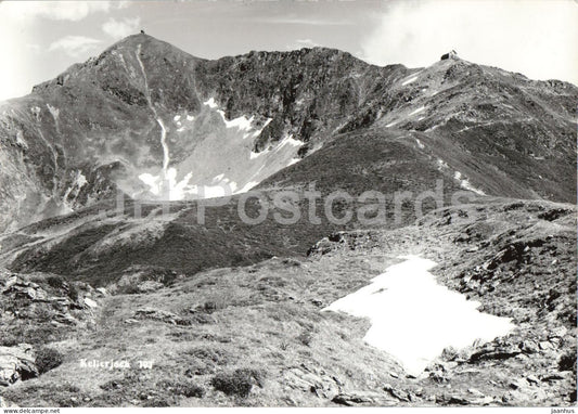 Kellerjoch - Berghaus Hecher am Arbeser - mountain - alpine ridge - high mountains - old postcard - Austria - unused - JH Postcards
