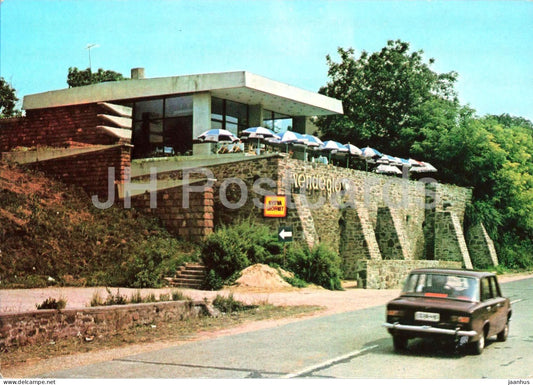 Lake Balaton - Balatonszepezd - Sello Restaurant - car Zhiguli - 1977 - Hungary - used - JH Postcards