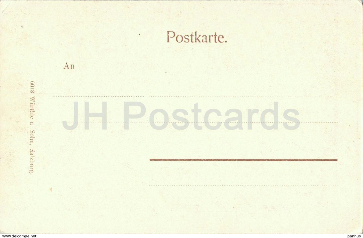 Hellbrunn - Parc - Vue du jardin et de l'étang - N° 6018 - Carte postale ancienne - Autriche - non utilisée 