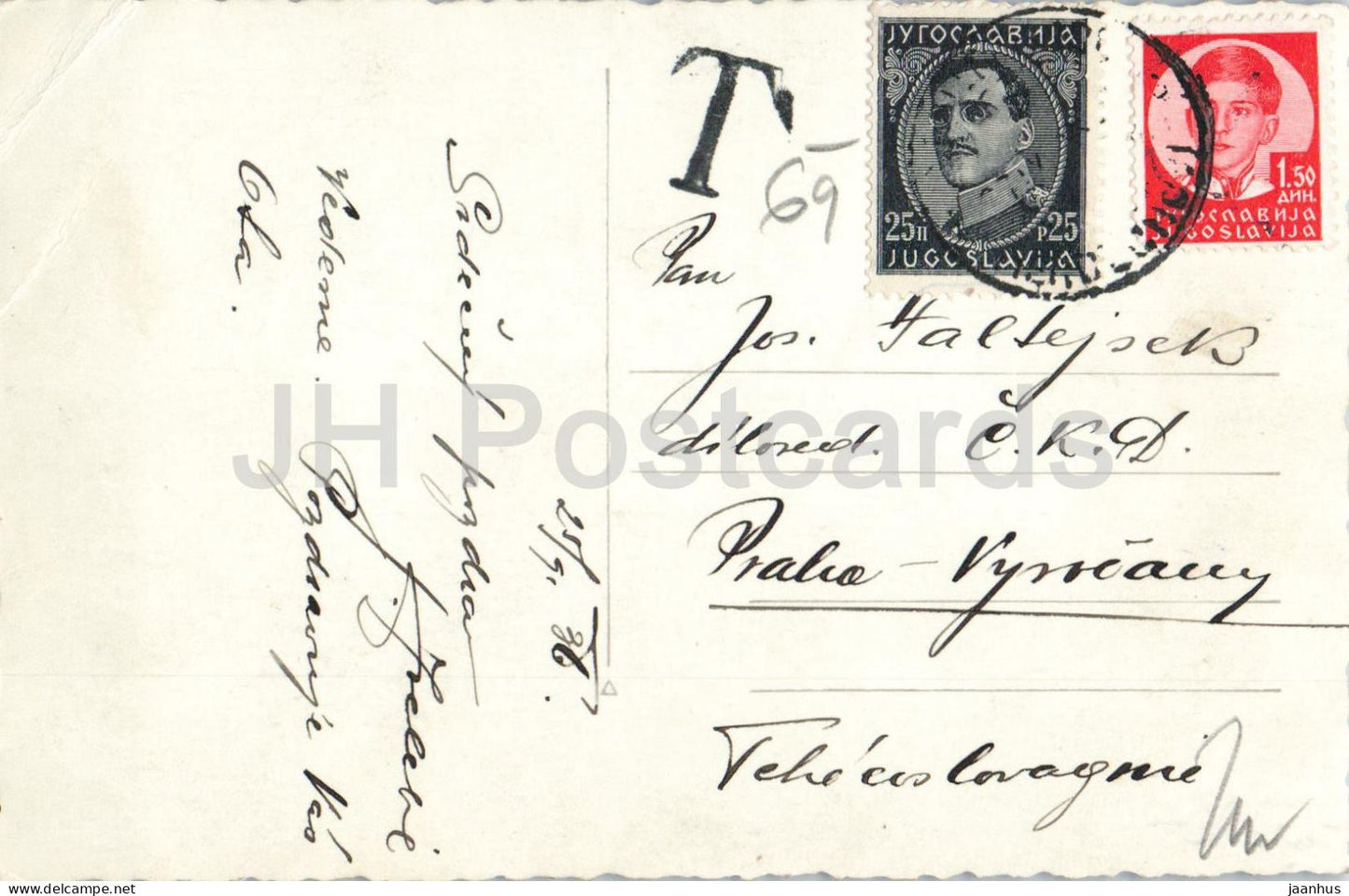 Hercegnovi - Sailing boat - Foto Laforest - old postcard - 1929 - Montenegro - Yugoslavia - used