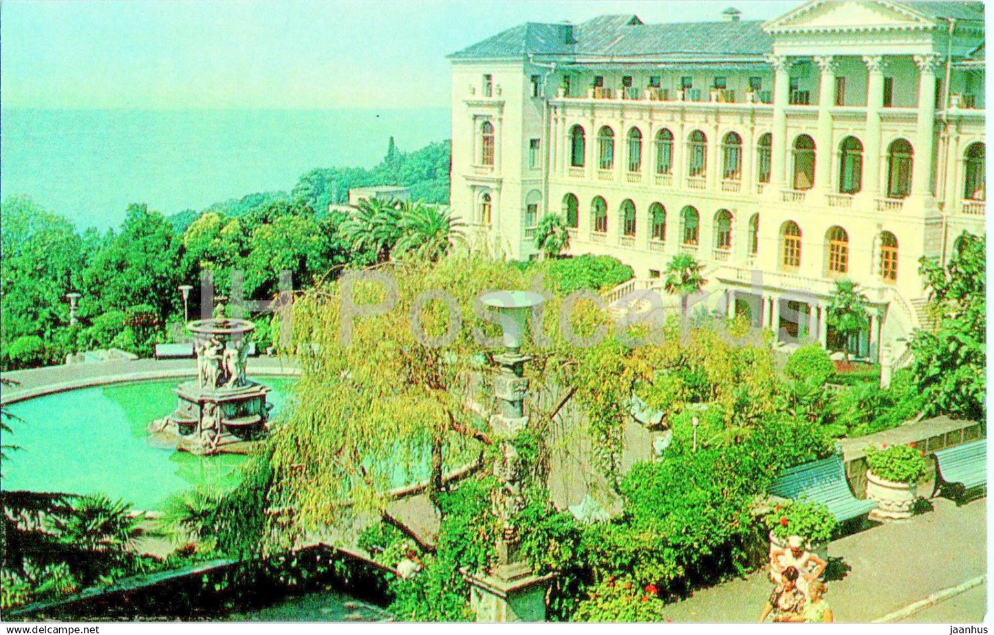 Khosta - Ordzhonikidze sanatorium - 1974 - Russia USSR - unused - JH Postcards