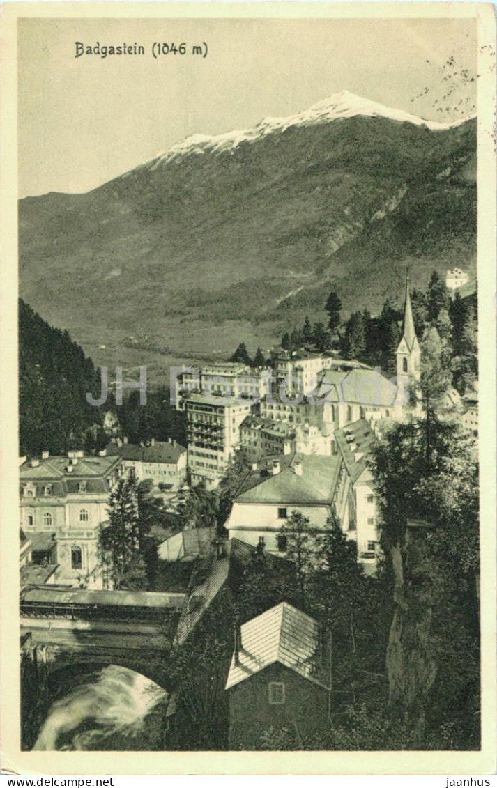 Badgastein 1046 m - Bad Gastein - No. 2003 - old postcard - 1913 - Austria - used - JH Postcards