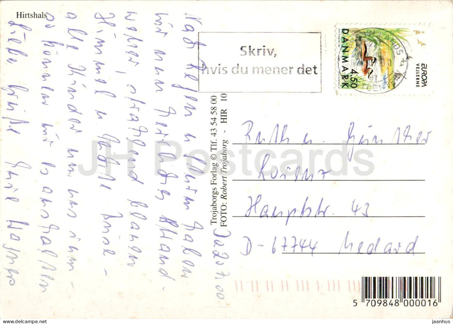 Hirtshals - lighthouse harbour fishing boats - multiview - 2000 - Denmark - used