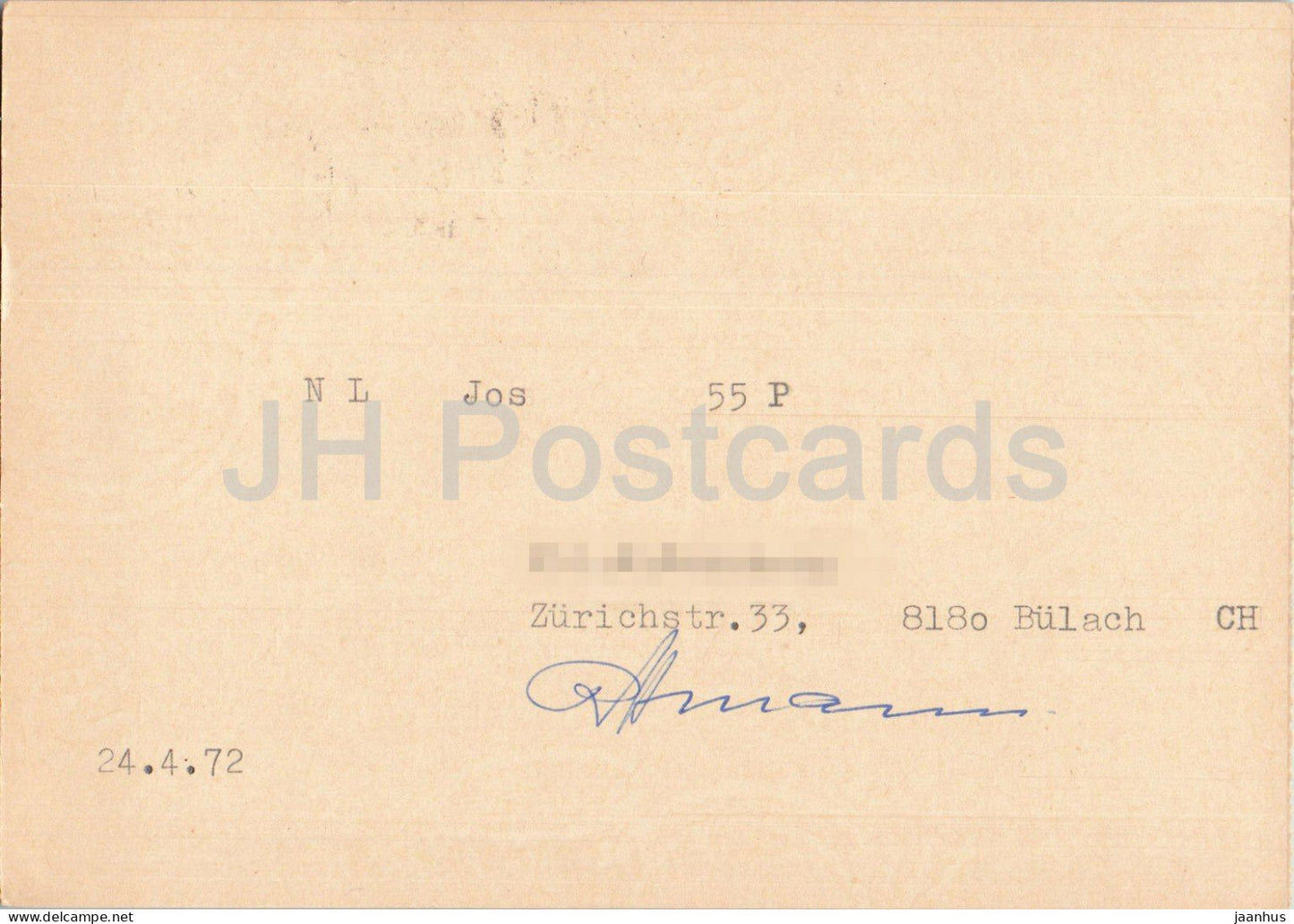 Guten Abend Nachbarn - Hessischer Rundfunk - postal stationery - 74 - 1972 - Switzerland - used