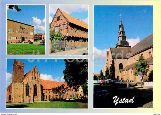 Ystad - multiview - 1519 - Sweden - unused - JH Postcards