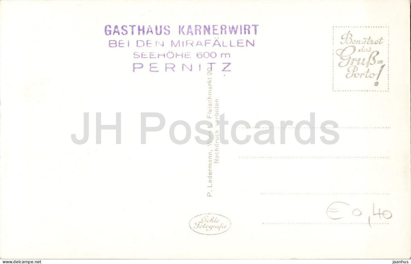 Leiter am Rudolf Deckersteig - Steinwandklamm - escalade - carte postale ancienne - 27002 - Autriche - non utilisée 