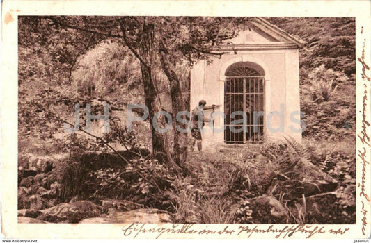 Brunnenhaus der Eisenquelle - Mitellaheim - Bad Muhllacken - spring - old postcard - Austria - used - JH Postcards