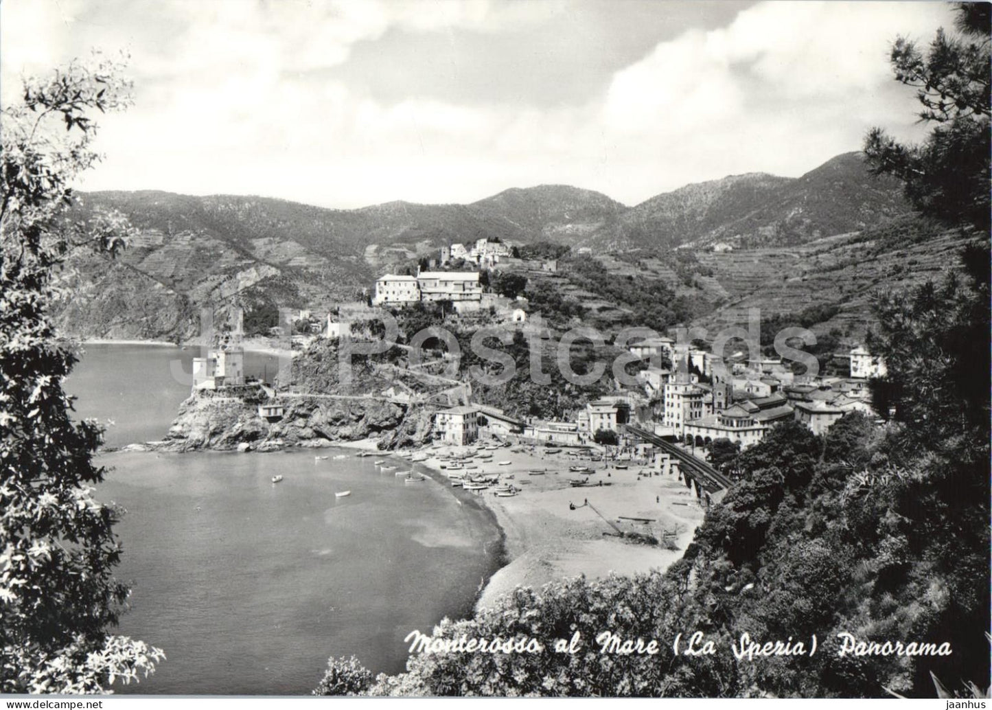 Riviera Ligure di Levante - Monterosso al Mare - La Spezia - Panorama - 49 - Gulf - old postcard - Italy - unused - JH Postcards