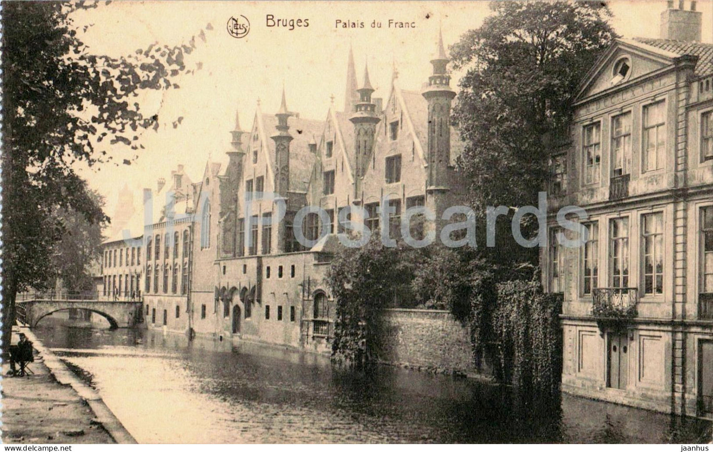 Bruges - Brugge - Palais du Franc - Palace of the Liberty of Bruges - Feldpost - old postcard - 1915 - Belgium - used - JH Postcards