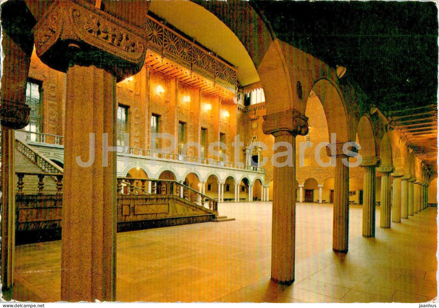 Stockholm - Stadshuset - Bla Hallen - City Hall - The Blue Hall - 587 - 1979 - Sweden - used - JH Postcards