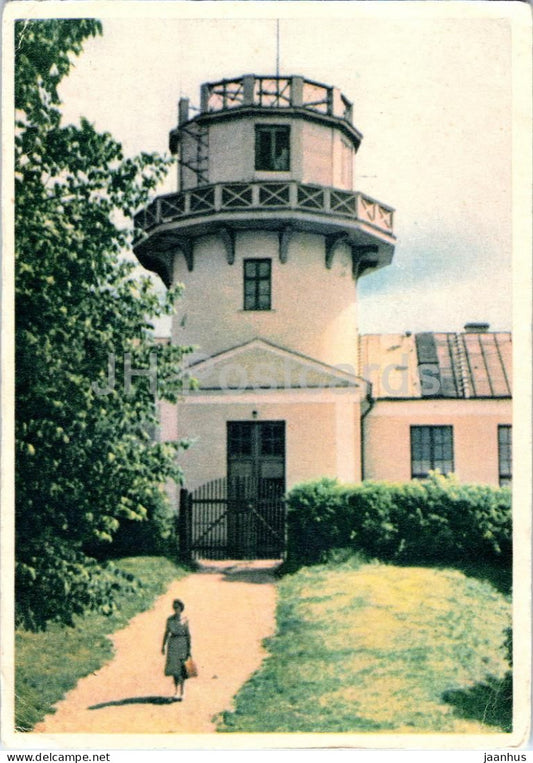 Tartu - Observatory - old postcard - 1953 - Estonia USSR - unused - JH Postcards