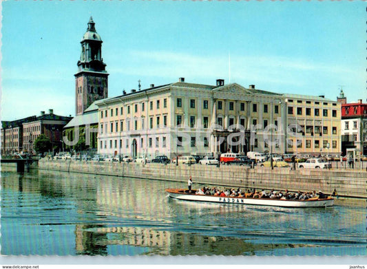 Goteborg - Radhuset - Town Hall - boat Paddan - 230 - Sweden - unused - JH Postcards