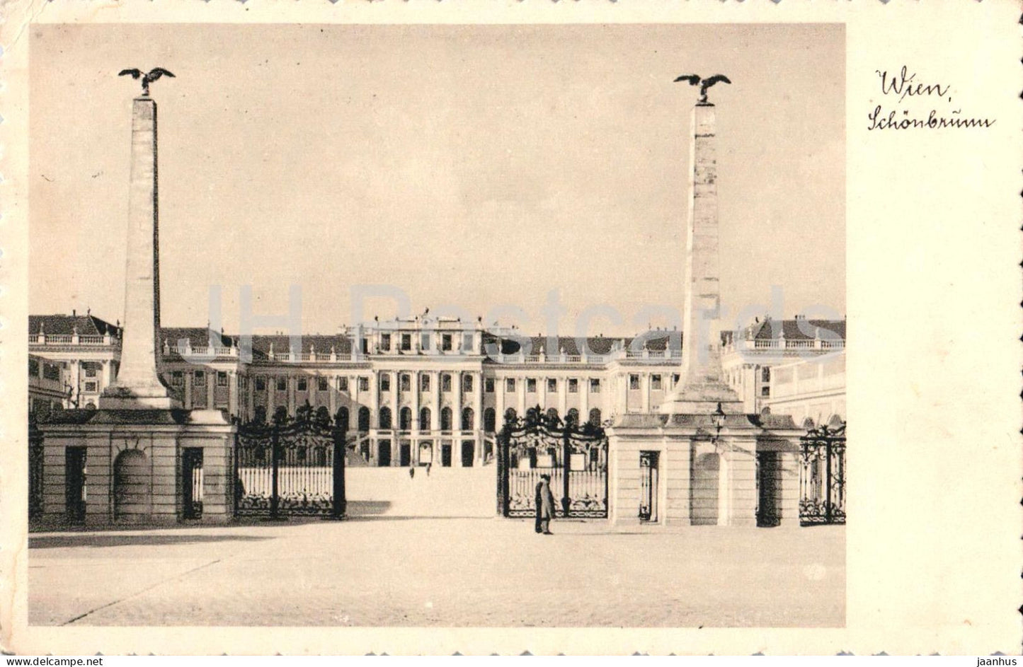 Wien - Vienna - Schonbrunn - castle - nr 1261 - old postcard - 1935 - Austria - used - JH Postcards