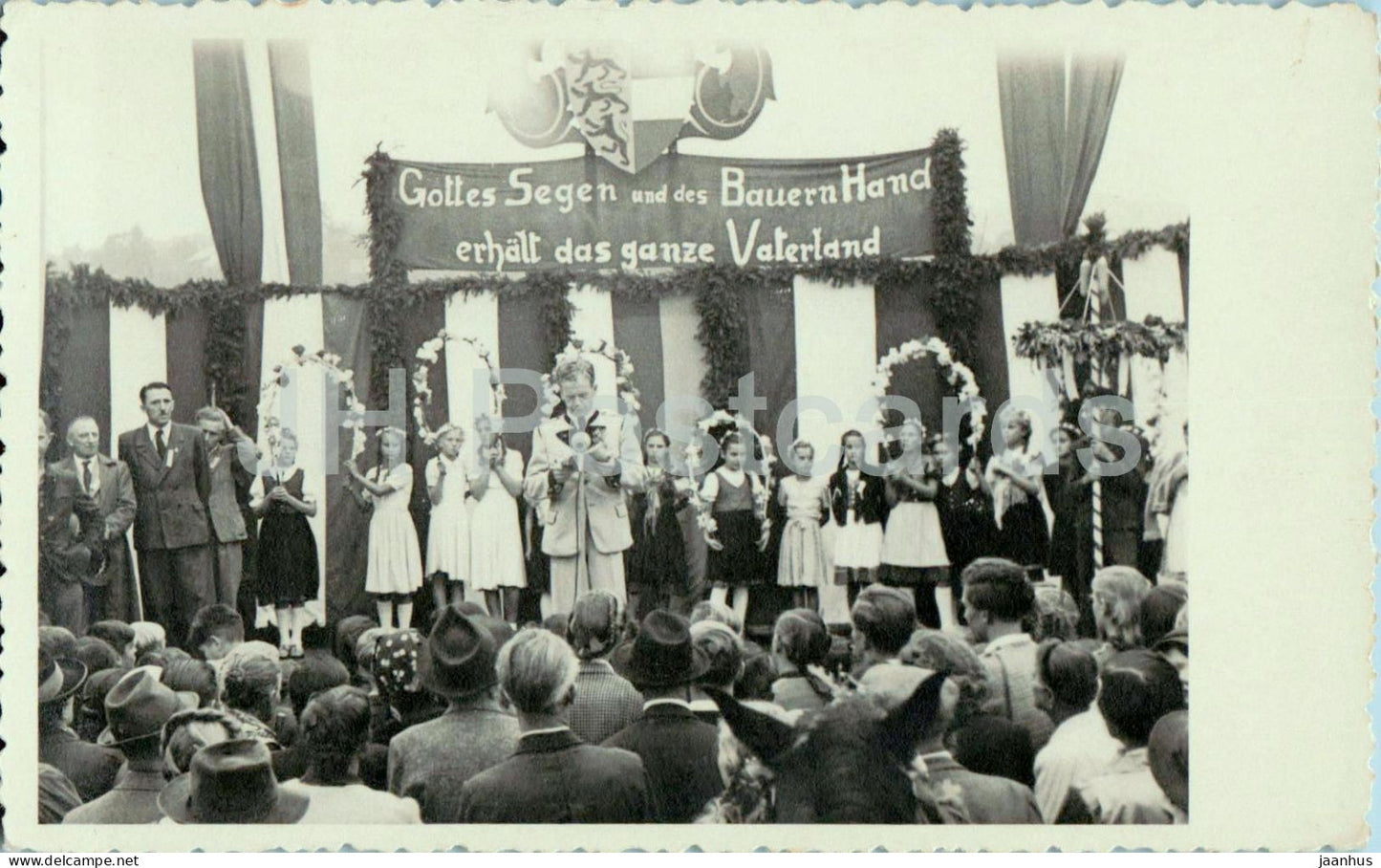 Wolfnitz - Erntedankfest ? - Klagenfurt  harvest thanksgiving festival - photo - old postcard - 1950s - Austria - unused - JH Postcards