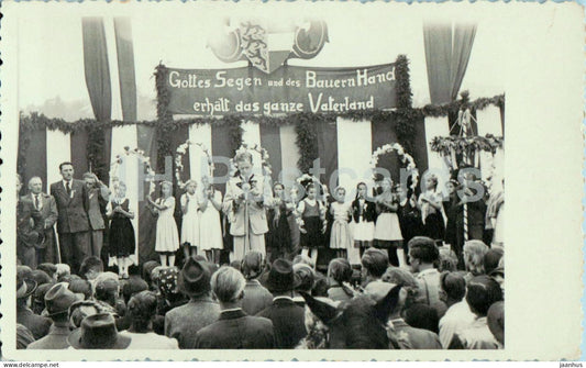 Wolfnitz - Erntedankfest ? - Klagenfurt  harvest thanksgiving festival - photo - old postcard - 1950s - Austria - unused - JH Postcards
