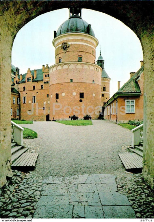 Gripsholms slott - Griptornet fran portvalvet - The turret from the gate vault - castle - 1476 - Sweden - unused - JH Postcards